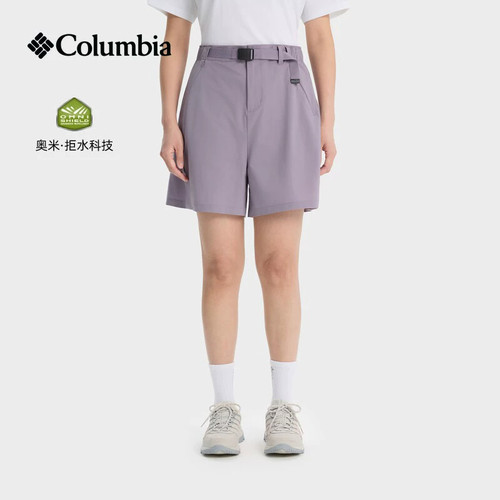 哥伦比亚女拒水干爽户外短裤