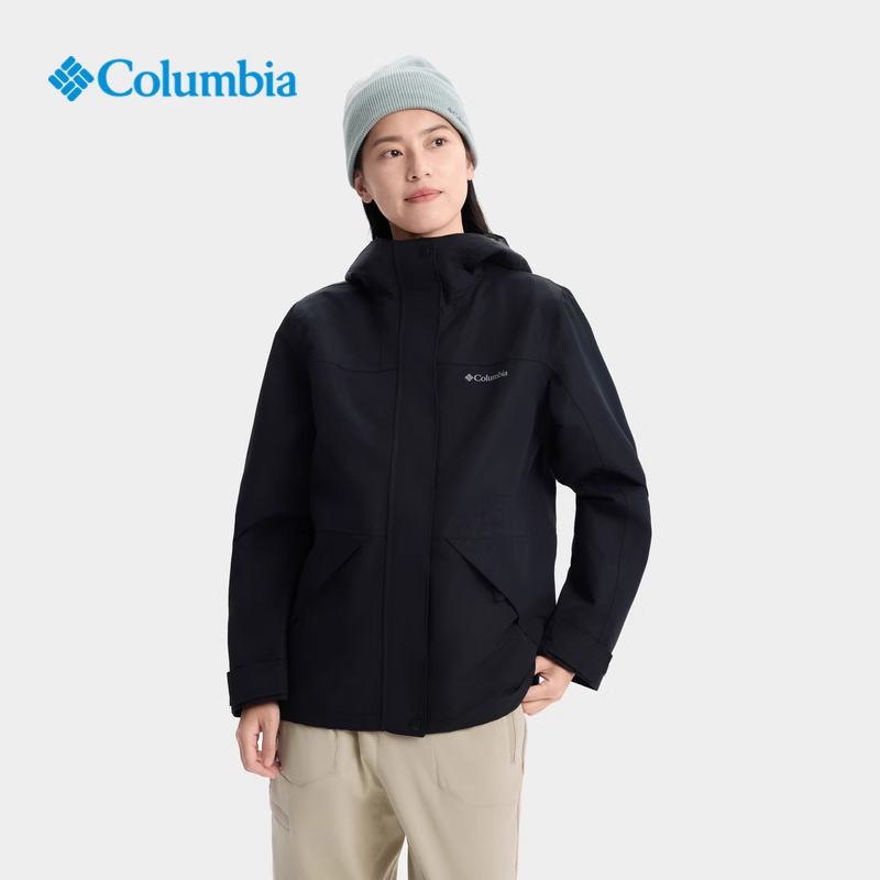 哥伦比亚女防水保暖运动冲锋衣