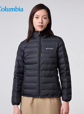 2025秋冬新品哥伦比亚户外羽绒服女保暖拒水650蓬连帽外套WR4677