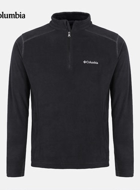 2025秋冬新品Columbia哥伦比亚户外男保暖套头半拉链抓绒衣AE6558