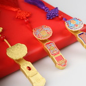 故宫文具如意纳福U盘产品内存64GB产品接口usb2.0