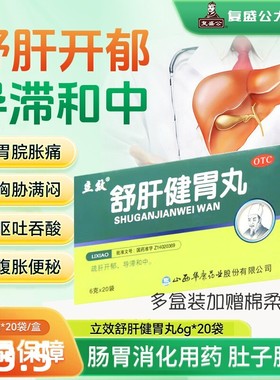 包邮多盒装】立效舒肝健胃丸6g *20袋疏肝开郁导滞和中
