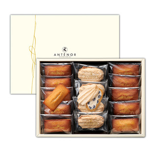 日本进口直邮ANTENOR神户提子夹心饼干杏仁烘培蛋糕礼盒14个装
