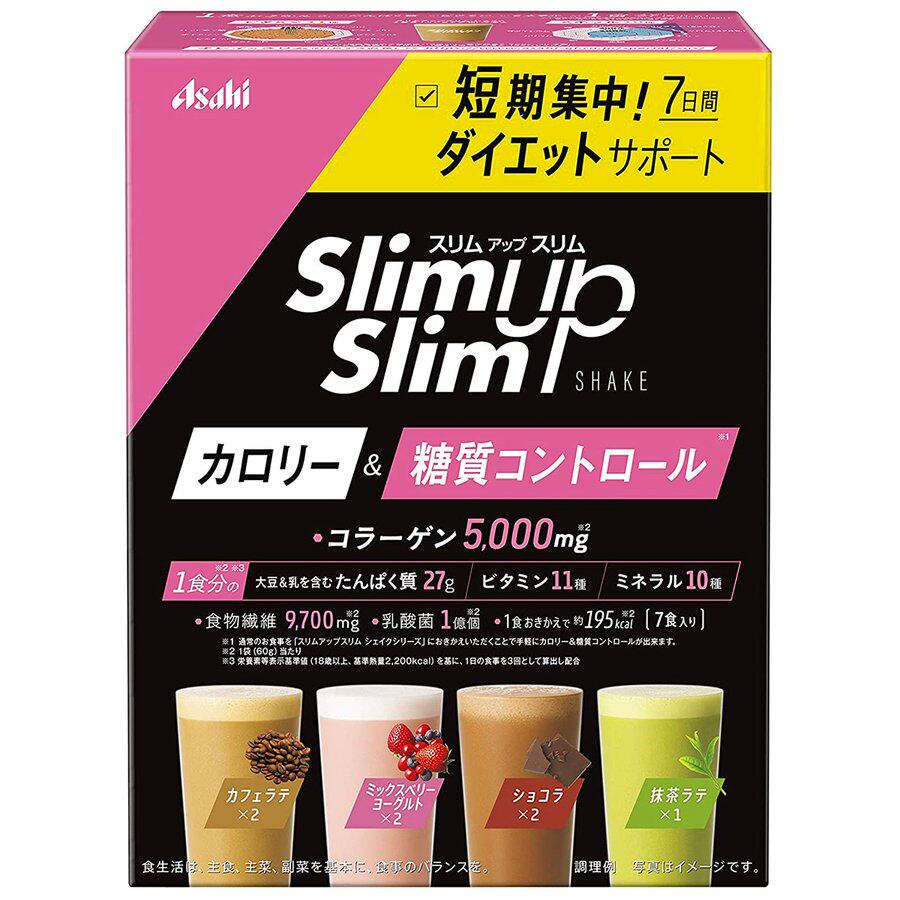 日本进口 朝日代餐奶昔拿铁味浆果味巧克力味抹茶味