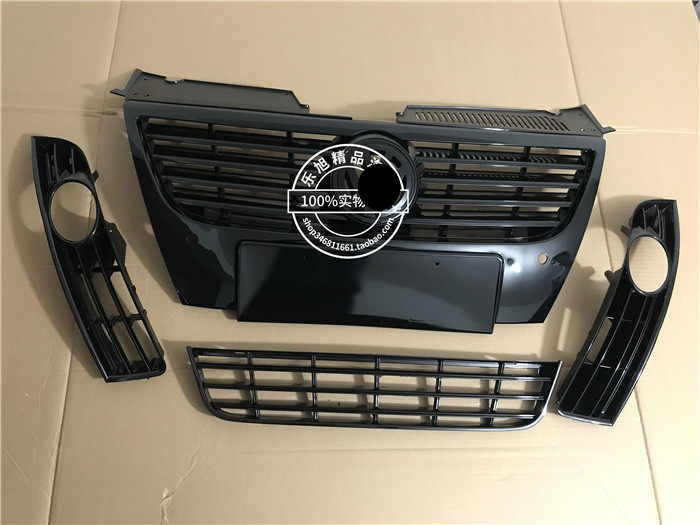 오래된 MAGOTAN 수정된 중국 그릴 0708091011 MAGOTAN 전면 B6이 밝은 검정색 고광택 페인트 올블랙 그릴로 변경됨