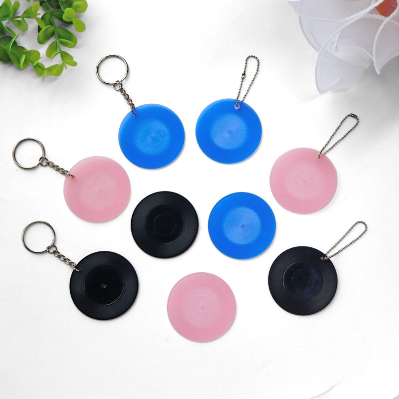 5CM迷你唱片杯垫钥匙扣