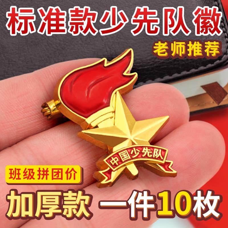 标准少先队队徽 小学生磁铁徽章 少先队员胸章 深圳校徽单位