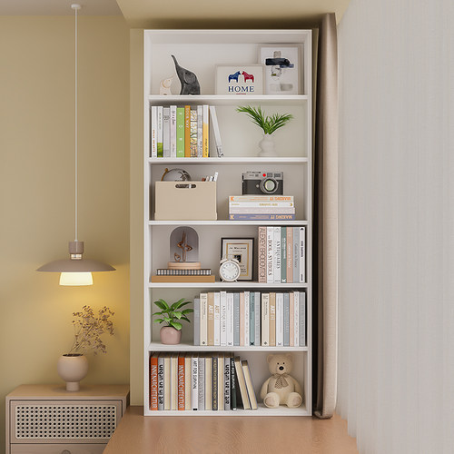 实木飘窗柜客厅落地书架书柜