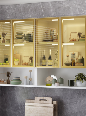 厨房吊柜卫生间储物柜墙壁柜挂墙式阳台置物柜子卧室墙上衣柜壁橱