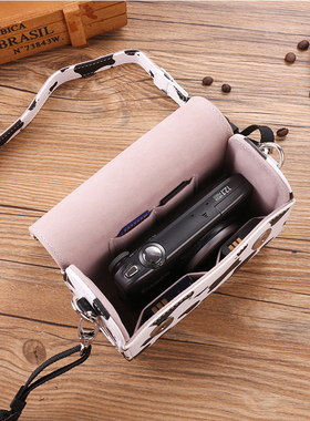 适用索尼ZV1F皮套RX1OOm7/M5A黑卡ZV1M2II佳能G7X3相机包G5X2松下LX10保护壳理光GR3X富士XF10摄影包尼康P340