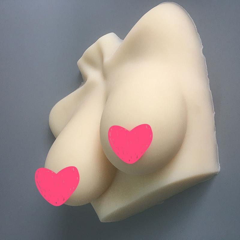 女性乳房模型 仿真硅胶催乳师培训教学教具女性L乳房模型 人体模