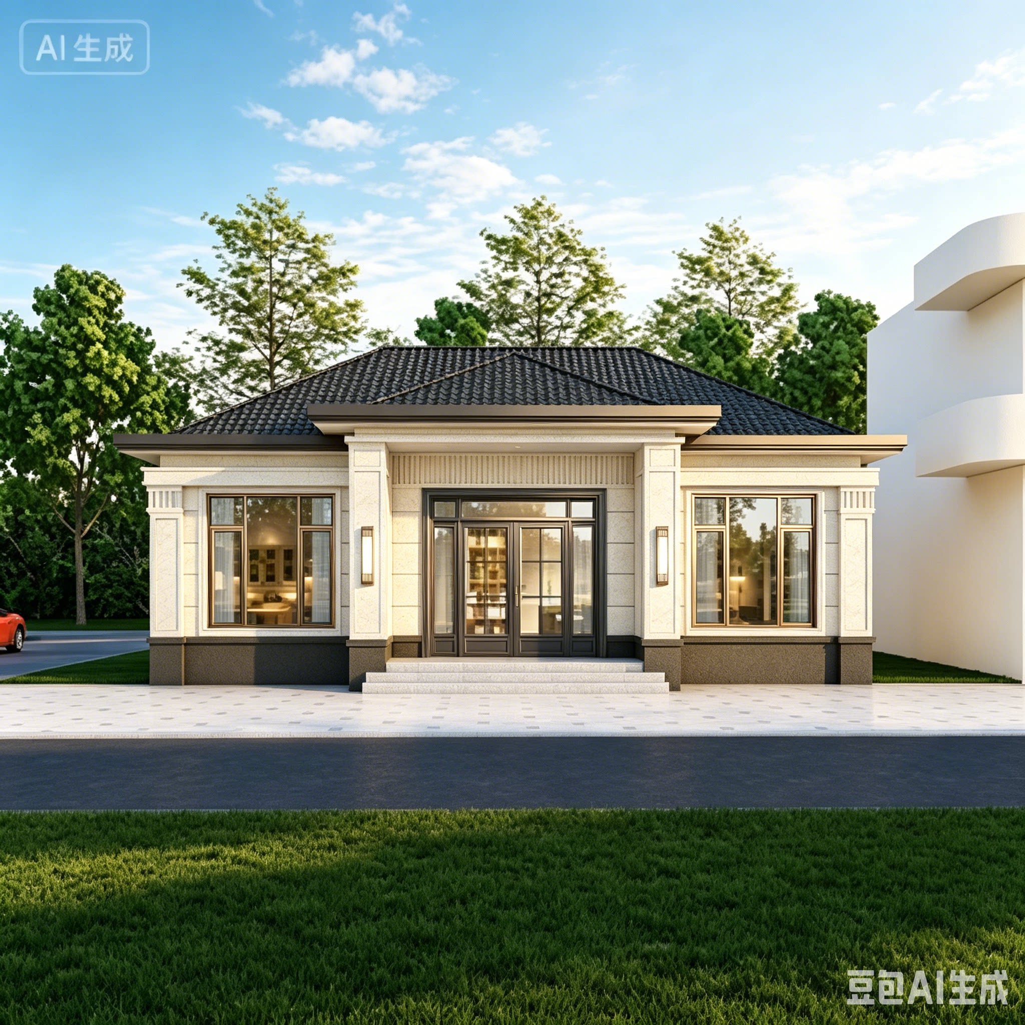 农村一层自建别墅CAD施工图2026