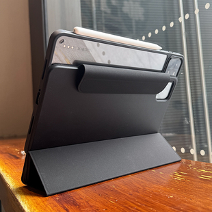 适用小米8平板pad7pro保护壳亚克力磁吸三折6全包边5搭扣6spro12.4旋转14max透明亚克力防弯Ultra一体式 新款