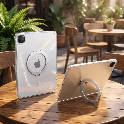 圆支点壳2026适用苹果ipadair8保护套pro防弯防摔13全包边ipad11代10.2平板无笔槽9.7单后壳a16新12.9mini7