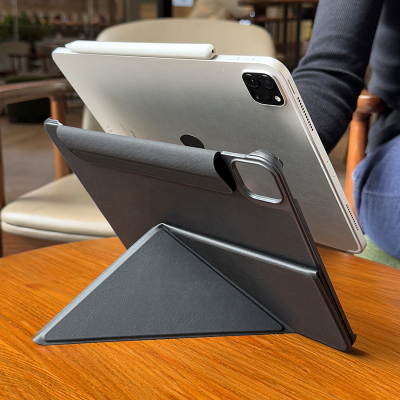 k折带壳子适用苹果ipadair6专用保护套2024pro11磁吸双面夹mini7新款平板10.2代5代搭扣13超薄4防摔包边防摔9