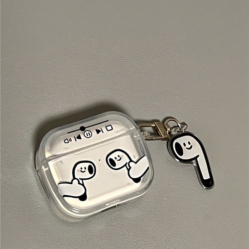 简约耳机适用Baseus倍思E3耳机软套M02透明W04软WM05真无线蓝牙WM02保护软壳M2/W04+潮storm3无线耳机套wo43