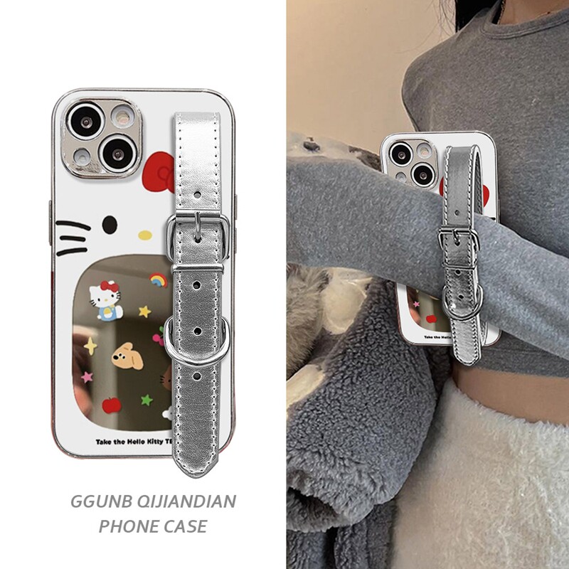 彩色星星大嘴镜框KT猫适用vivox300pro手机壳x200/100高级90保护套x80/70简约s20/19小众18/17防摔s16软15