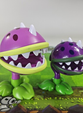 植物大战僵尸大号食人花大嘴花可射击火龙草橄榄球暗影豌豆2玩具3