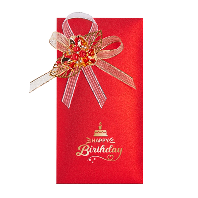 利哲立生日快乐红包闪光材质