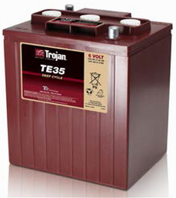 美国原装Trojan 邱健蓄电池J305G-AC进口电瓶6V315AH包邮适配器