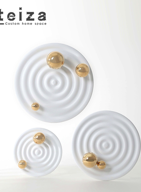 艺术风金属客厅茶几糖果小物件