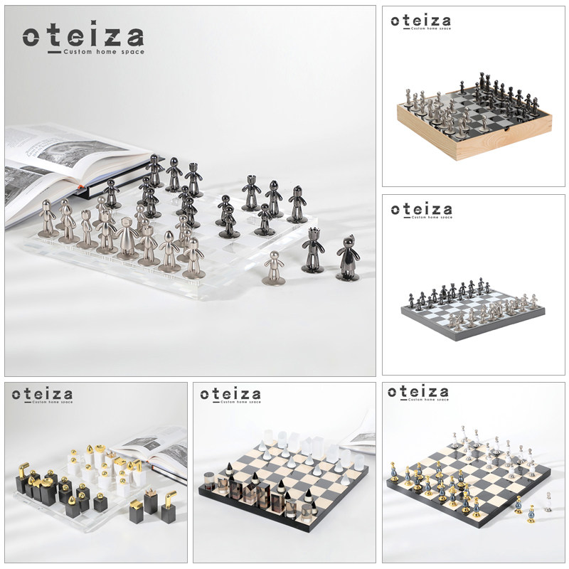 创意国际象棋桌面样板间装饰品