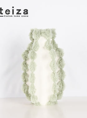 Oteiza现代简约玻璃花器摆件样板间售楼处酒店花瓶插花装饰品摆设