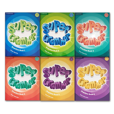 Super Grammar Super minds starter/1/2/3/4/5/6 级别语法书