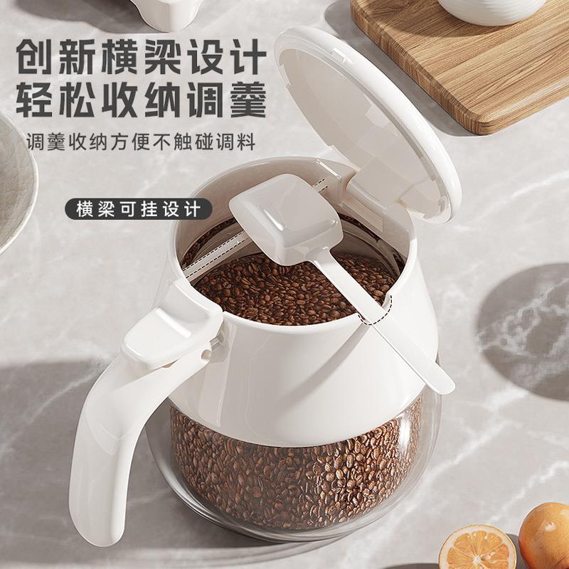 玻子璃调料盒罐组合套装调料瓶调料调瓶味罐调味DDTLG罐盐厨房收