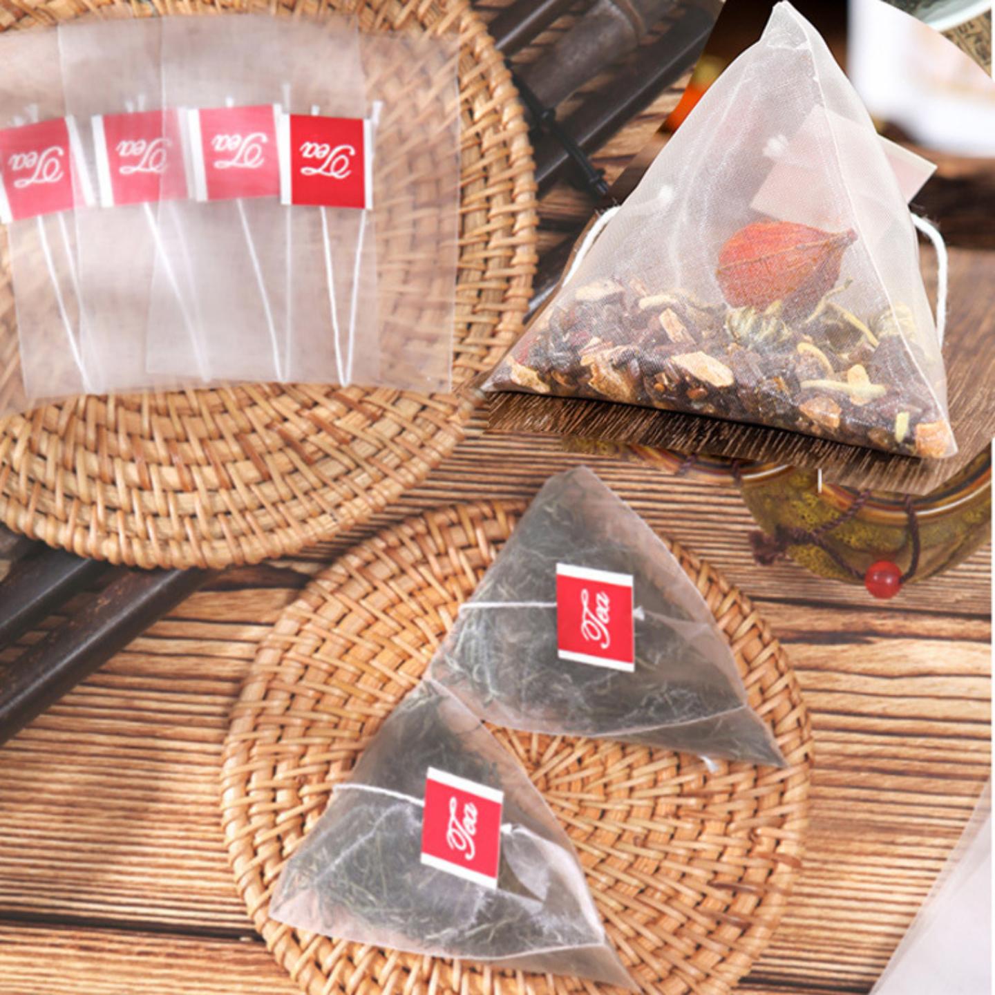 100个尼龙三角茶包袋一次性袋
