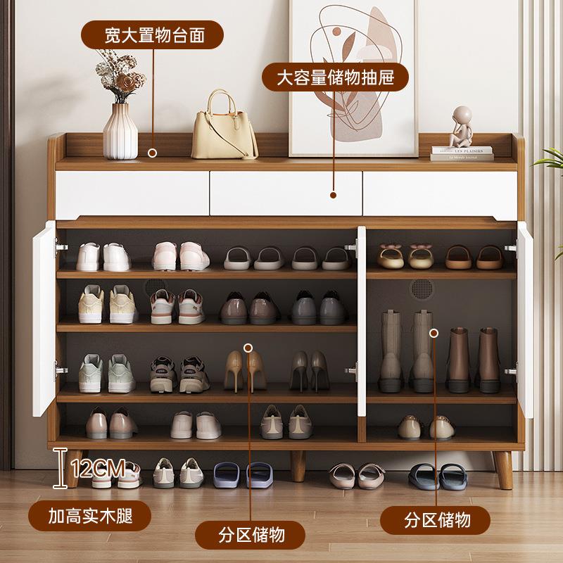 鞋柜家用门室内2玄关新柜一体佐致(收楼道储物柜靠墙款20口5爆款