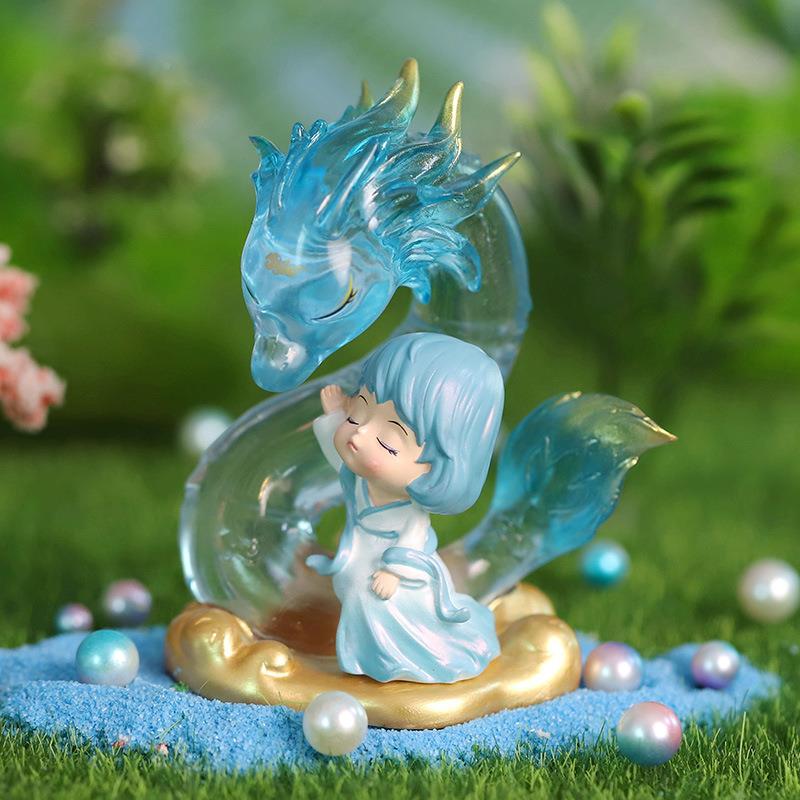 宝贝故上古传说盒手办潮玩盲树事古脂摆件BB2684上神兽公仔树脂工