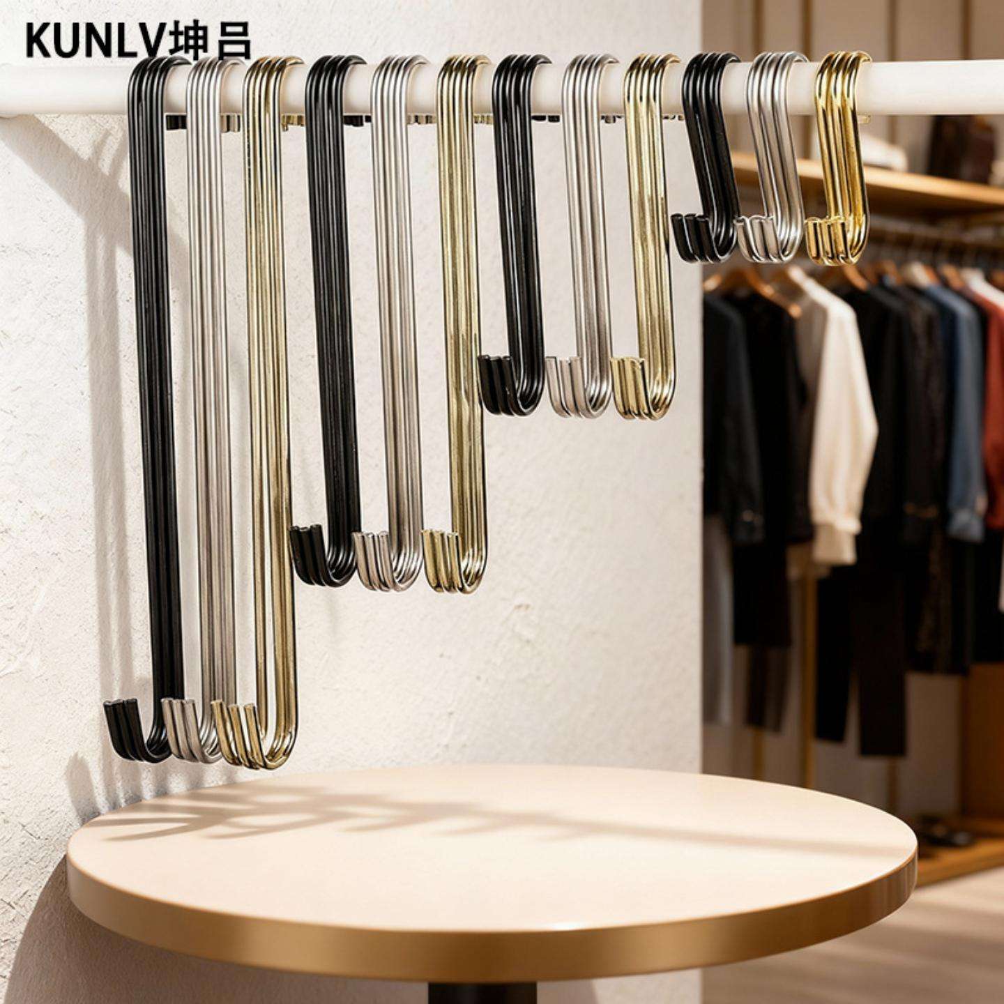 服装店s钩挂钩长S钩S型金属圆S勾