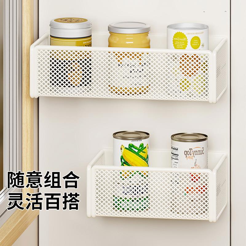 磁吸冰箱置架厨21342309房冰物调料盒收纳架保鲜膜纸巾架子箱贴挂