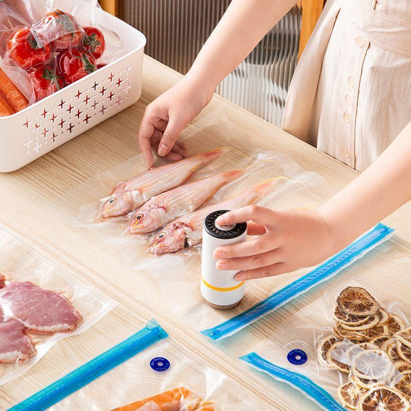 食品鲜真空机抽空气充电款吸袋大207163-1力电泵保食品保鲜机保鲜
