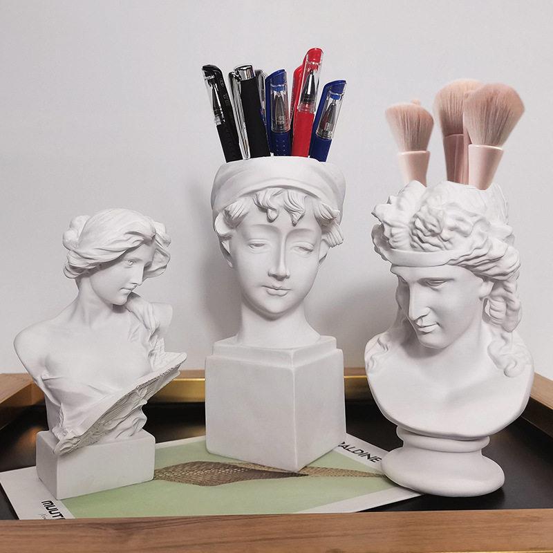 大卫化妆刷桶收纳器饰北欧i20230225ns笔筒收纳盒品花神小饰创意