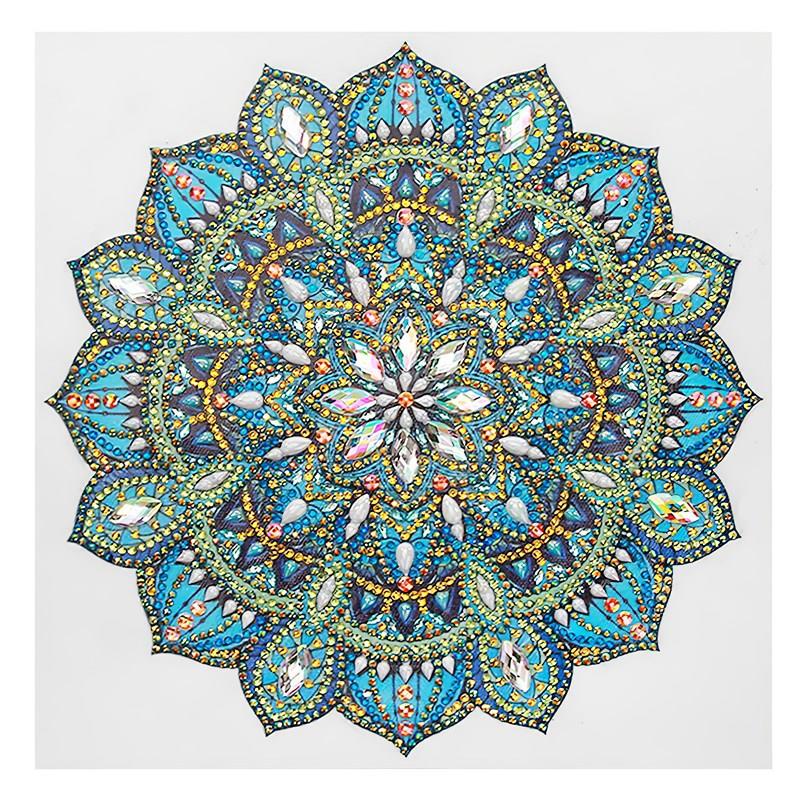 5d钻石画曼陀罗花01异形绣钻点砖石贴画满秀十字绣晶玄关di水y布