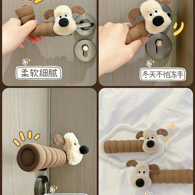 防静电入户磕门拉手防撞套防碰家用可爱加通圆形厚四季门卡806把