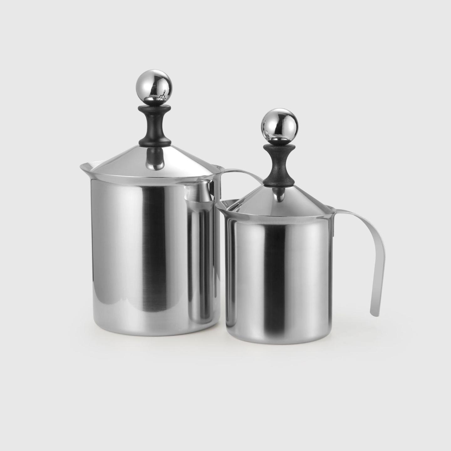 咖啡用具不锈钢奶泡器手动打奶器