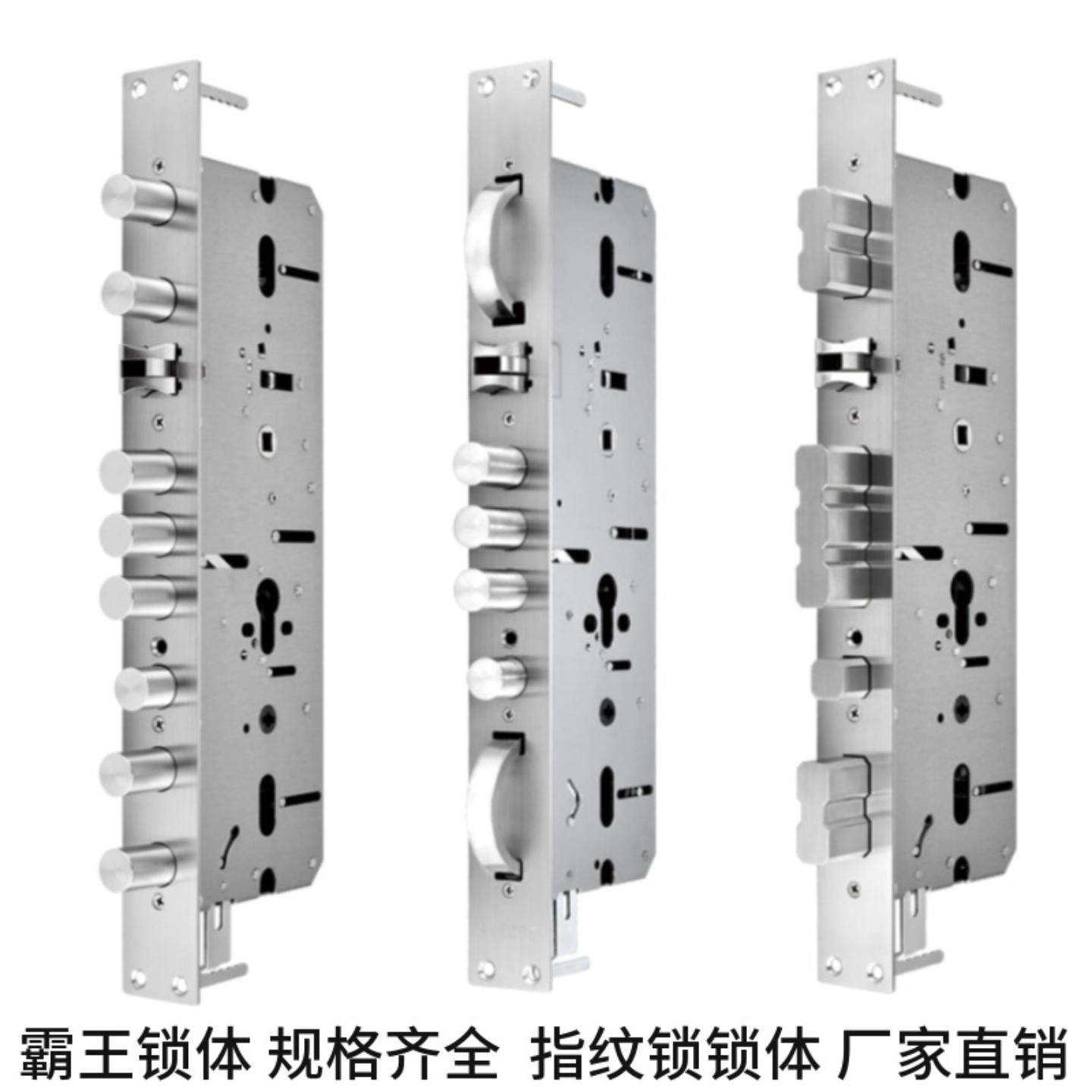 霸王锁体全钢40*388指纹连杆防卡