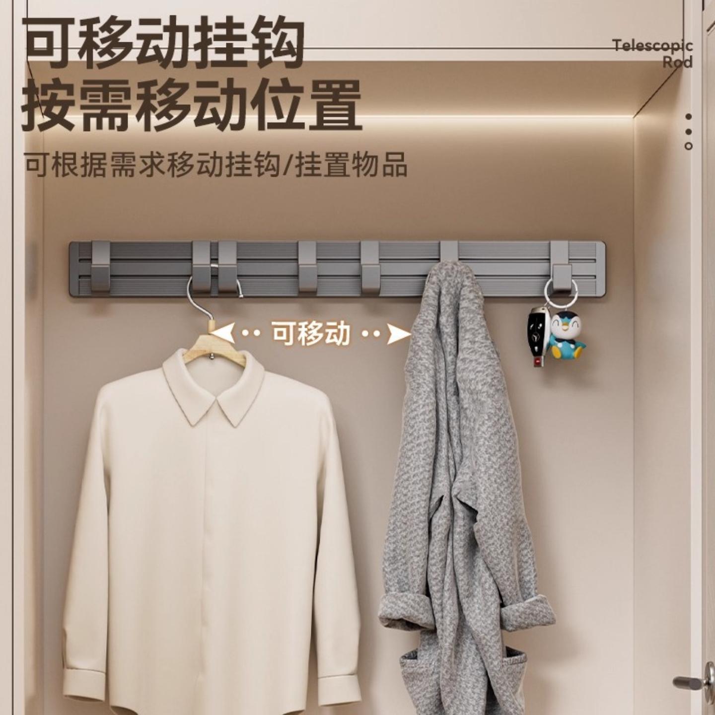 挂钩强力粘胶贴门后挂衣架免打孔