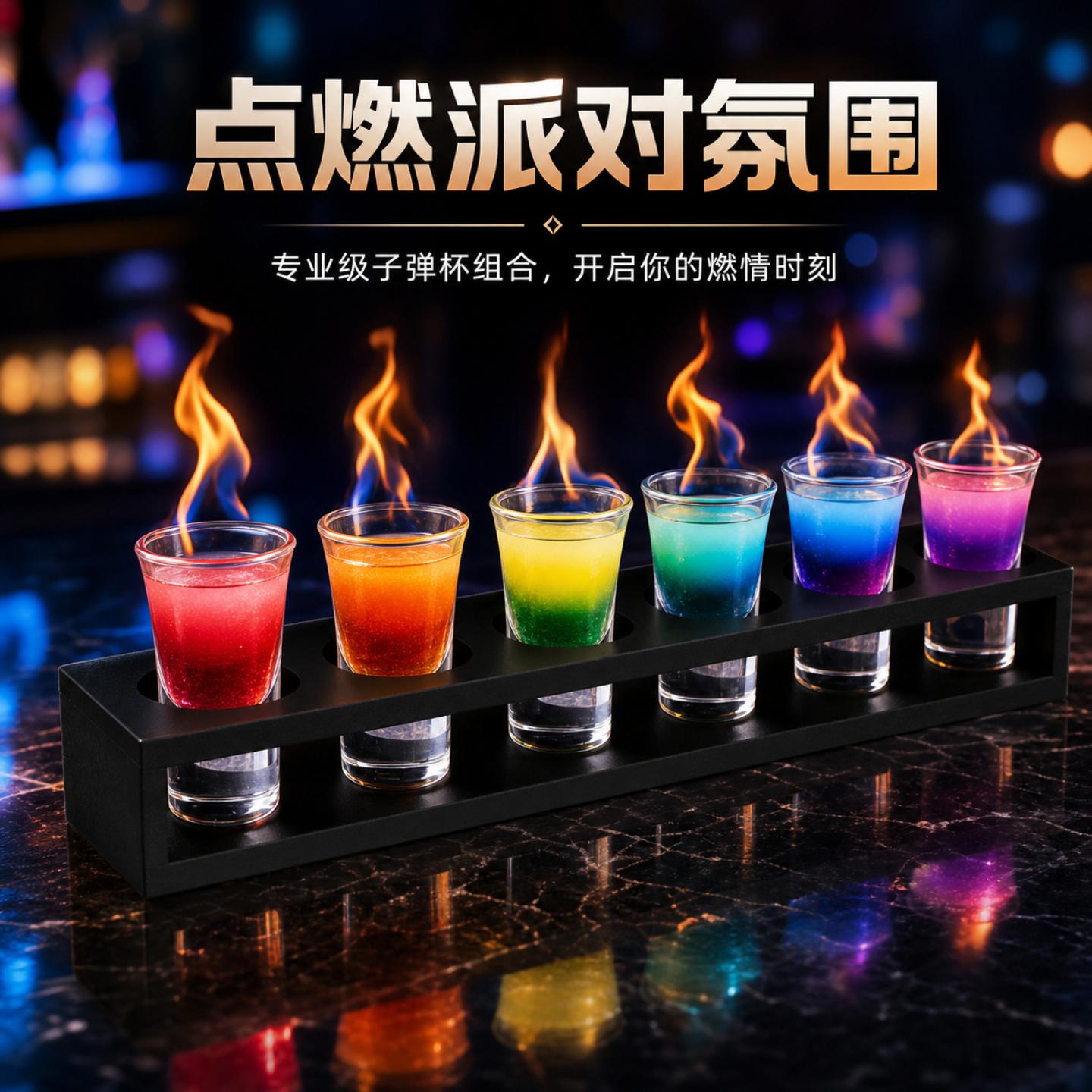 shot仿木子弹杯白酒杯野格b52