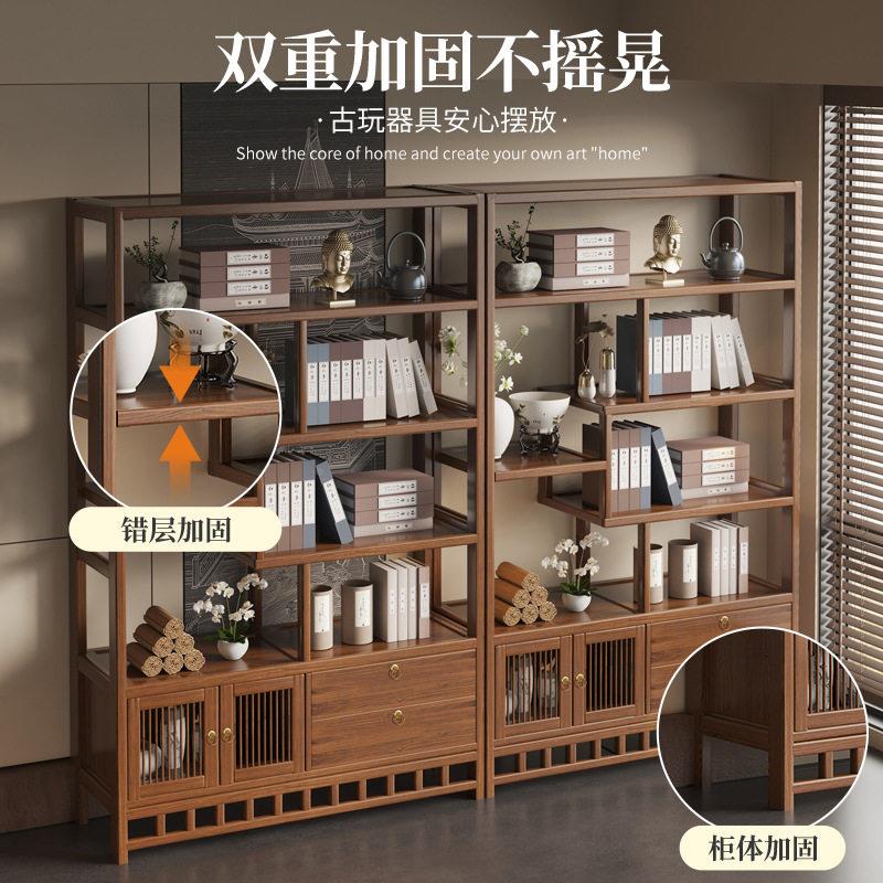 楠竹博古架架多阁小型紫砂壶架中式茶放叶架子茶室展示佐致（收摆