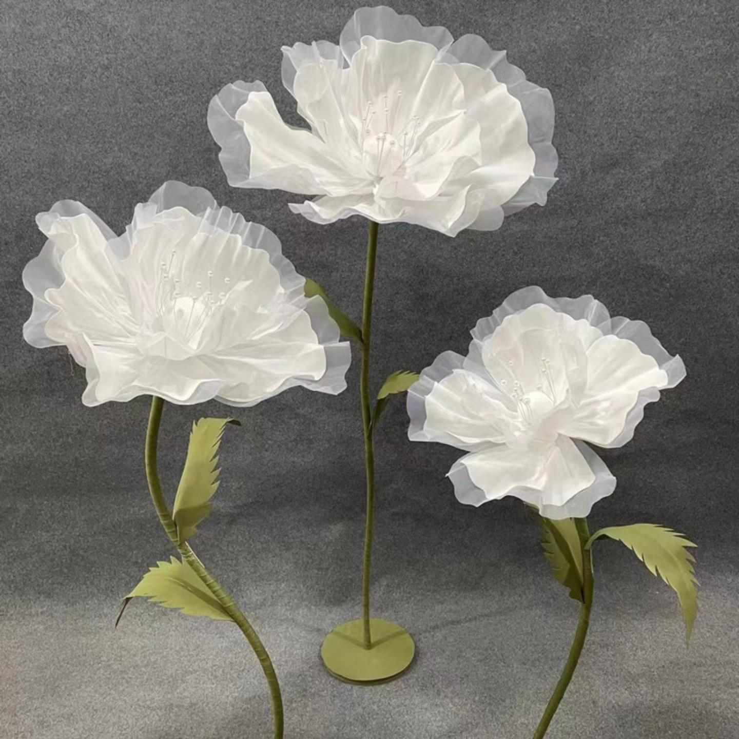 手工泡沫纸花丝花泡沫花橱窗装饰