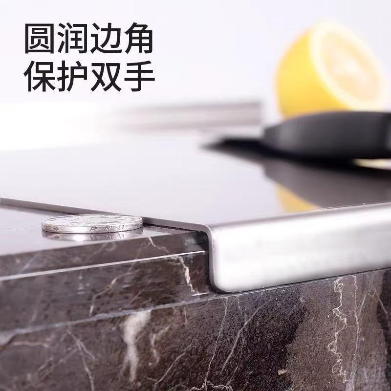 不锈钢菜厨65577房家用擀面板不和板揉面案板切菜板大面砧板板430