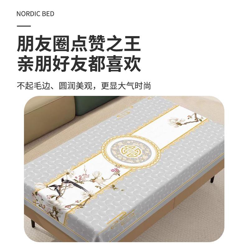新中式桌布PVC加垫厚餐桌布台酒布防新中式桌水茶室桌布艺店桌布
