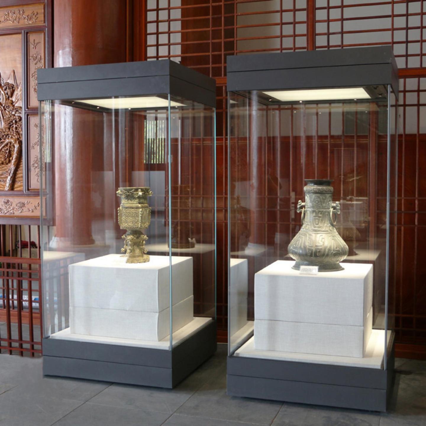 博物馆玻璃恒温恒湿展示柜子珠宝