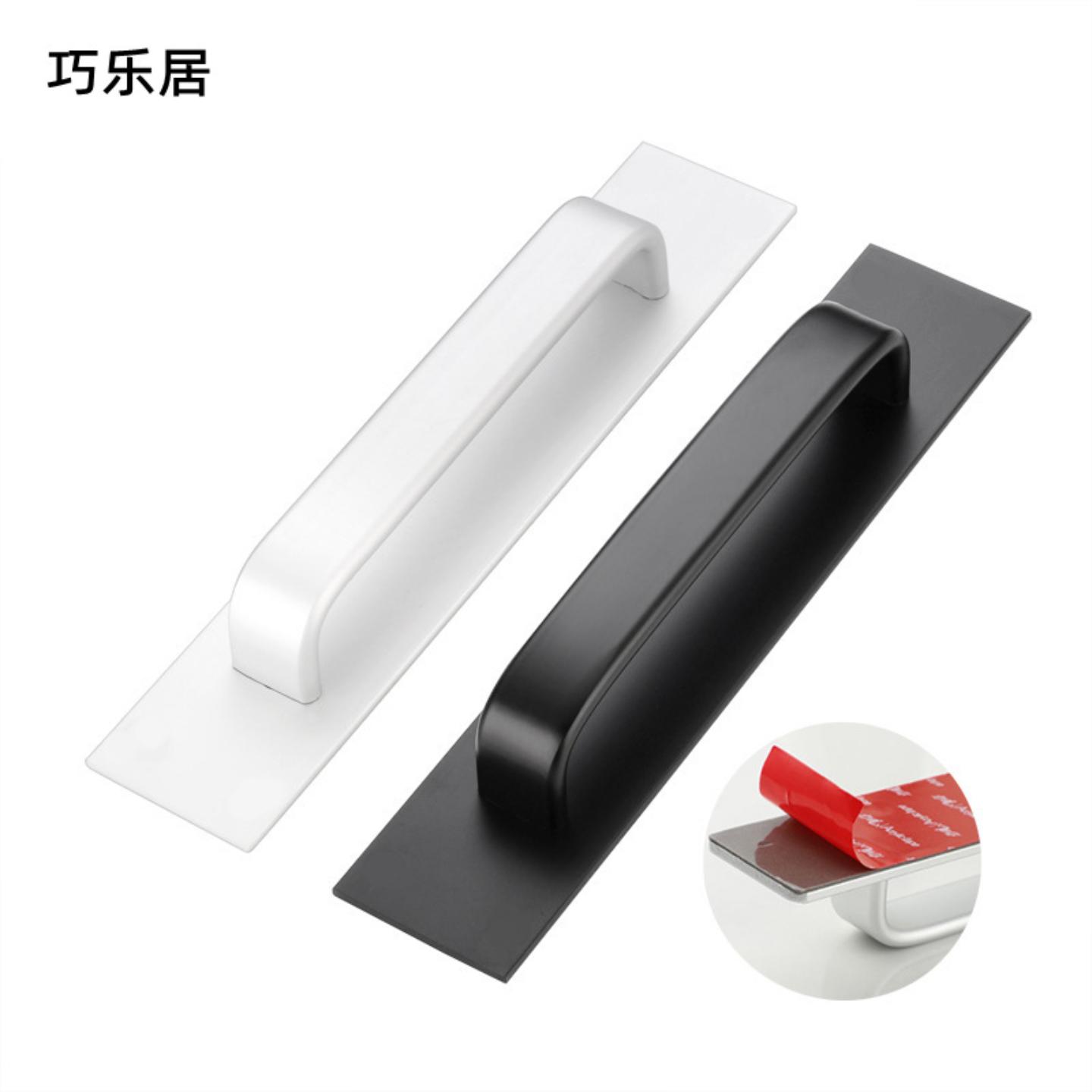 免打孔铝合金门窗户门把手阳台