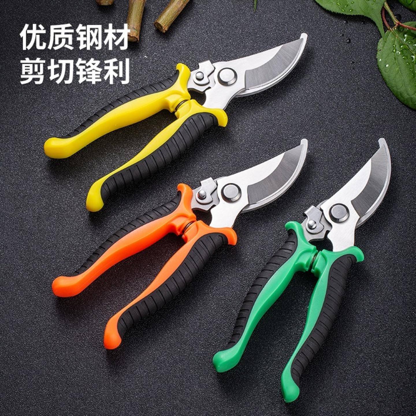家用修枝剪刀弯头花园摘果剪园林