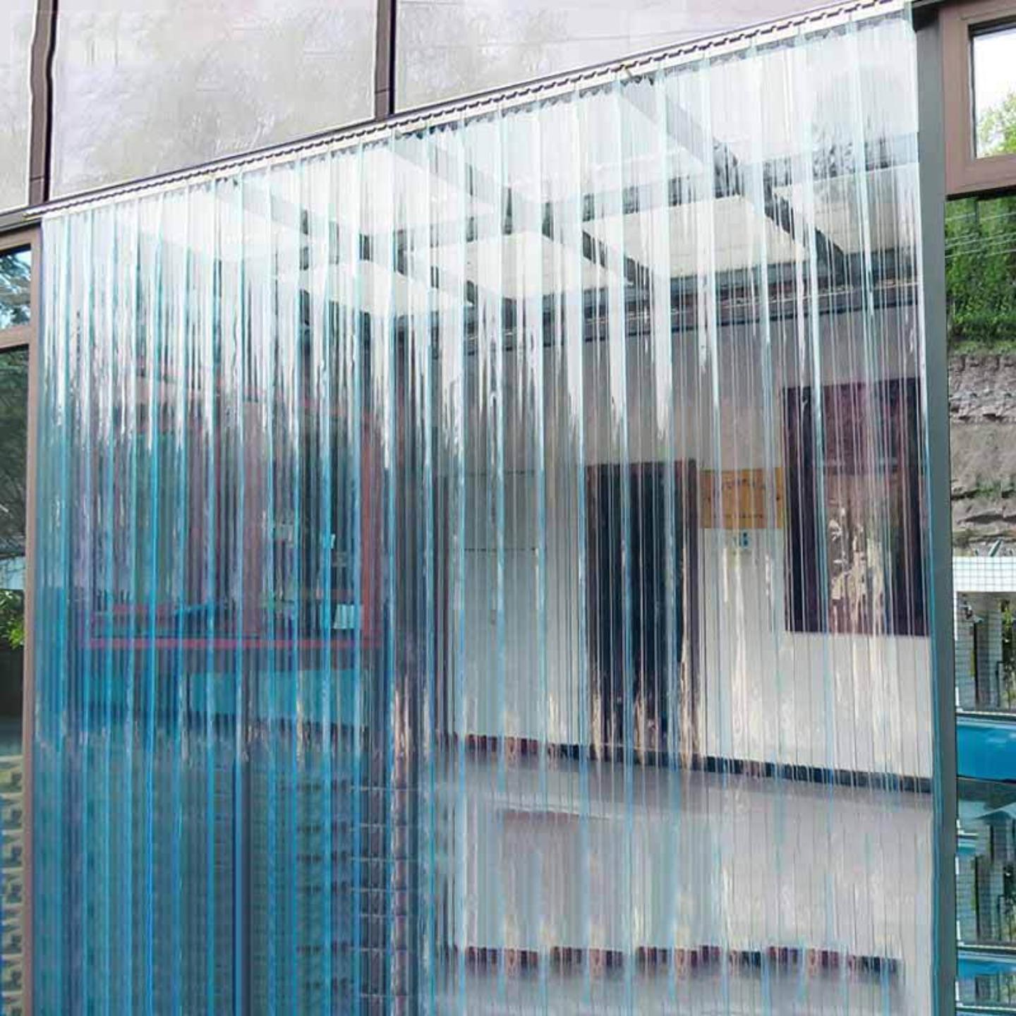 空调挡风透明pvc门帘家用工厂